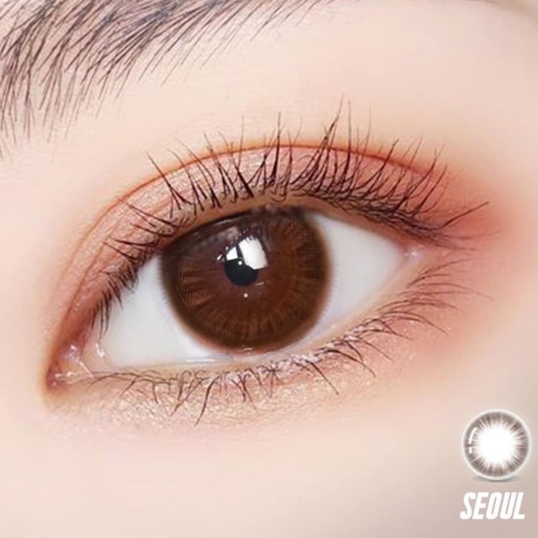 Seoul - Lens Tự Nhiên Đi Học, Giãn Ít  - Silicone Hydrogel Siêu Êm - Bảo Hành 2 Tuần - DeNOOR
