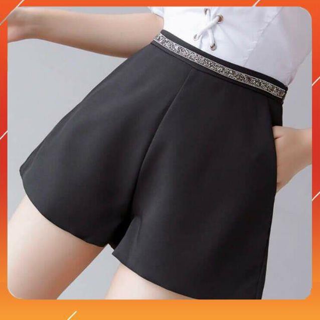 Quần short cạp cao chất tuyết mưa hàn vừa khỏe khoắn lại thanh lịch