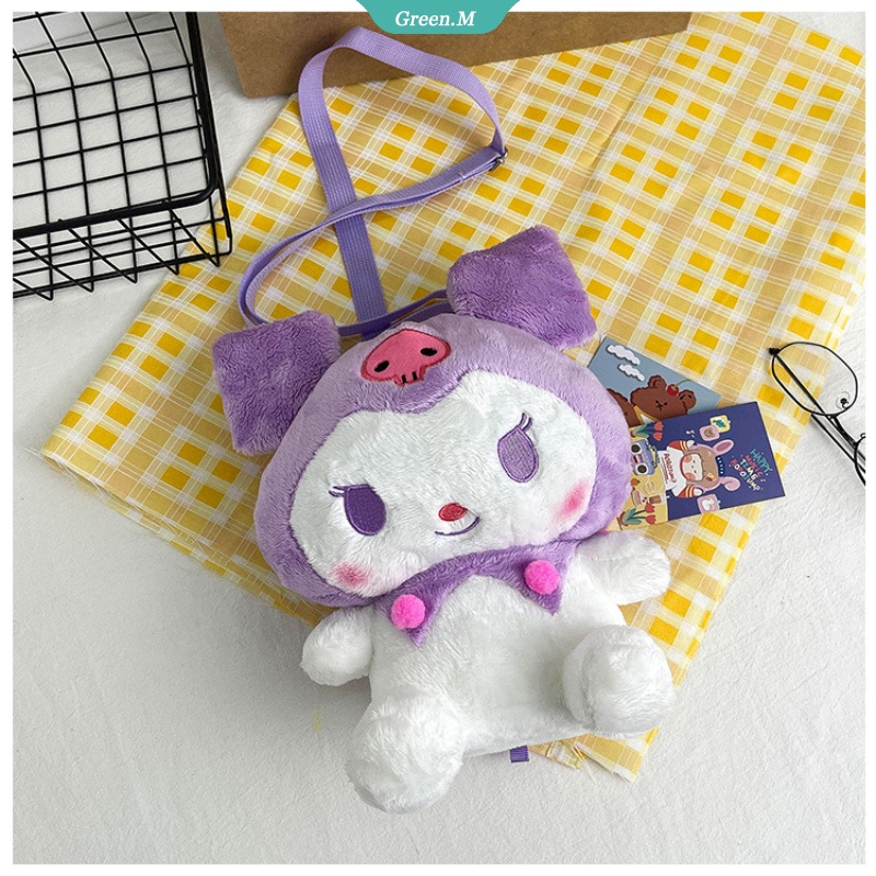 Mới Ba Lô Đeo Chéo Hình Búp Bê Nhồi Bông Kuromi Dễ Thương Làm Quà Tặng Sinh Nhật