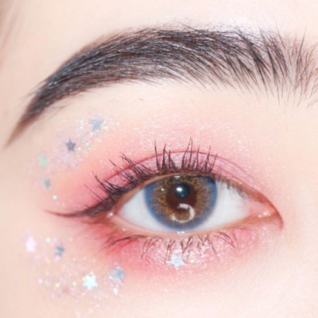 Bảng Nhũ Mắt Hạt To 7 Màu Kèm Sẵn Keo Camaadu