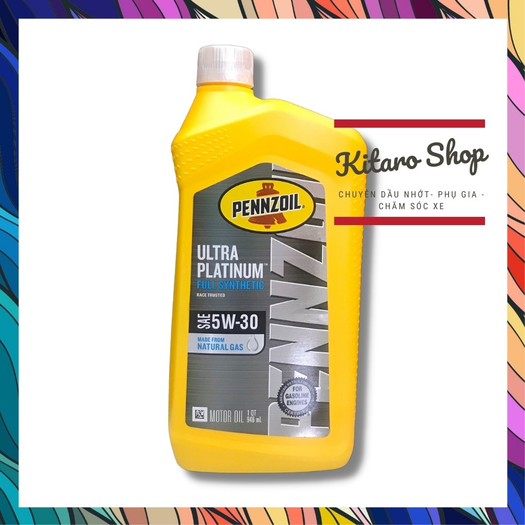 [Mã LIFEXANH24 giảm 10% đơn 99K] Nhớt Pennzoil Ultra Platinum 5W30