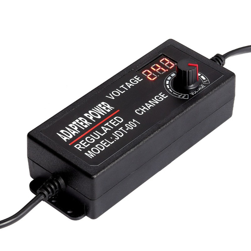 Bộ điều chỉnh nguồn AC/ DC 9-24V 3A có màn hình hiển thị điện áp