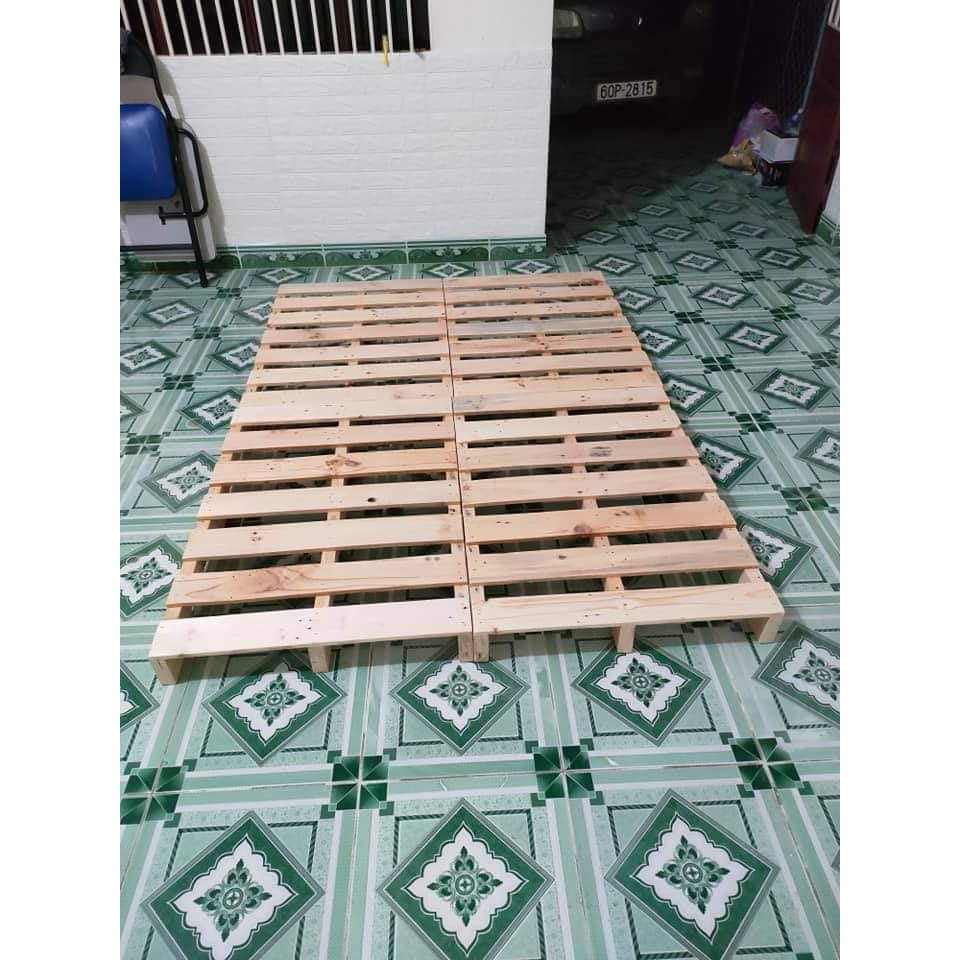 [ Rẻ vô địch ] Giường Pallet gỗ thông cao cấp CHỈ TỪ 350K