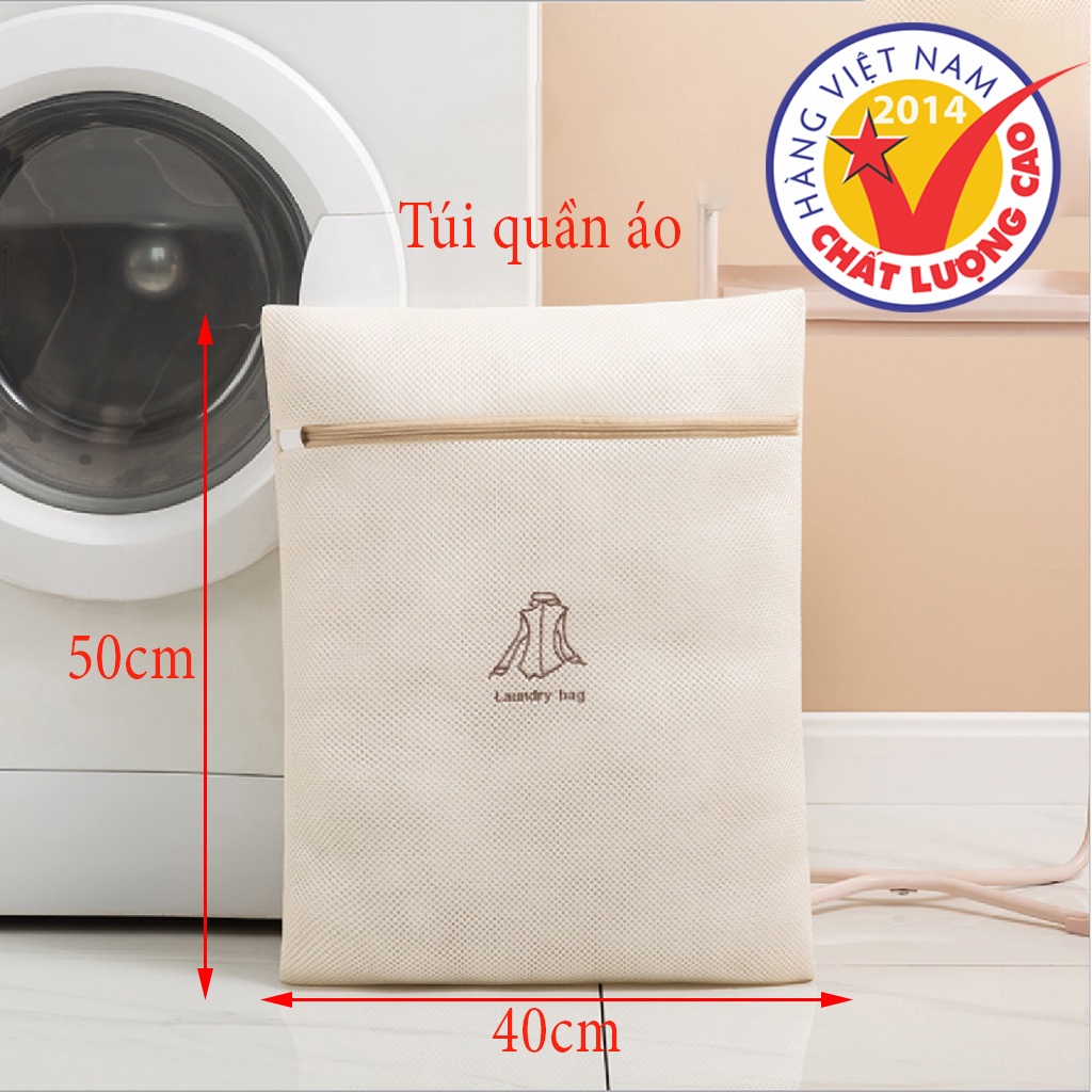 Túi giặt đồ máy giặt cao cấp 2 lớp dày dặn - túi lưới giặt quần áo,áo ngực,quần lót,có khóa kéo chắc chắn (Hàng Cao Cấp) | BigBuy360 - bigbuy360.vn