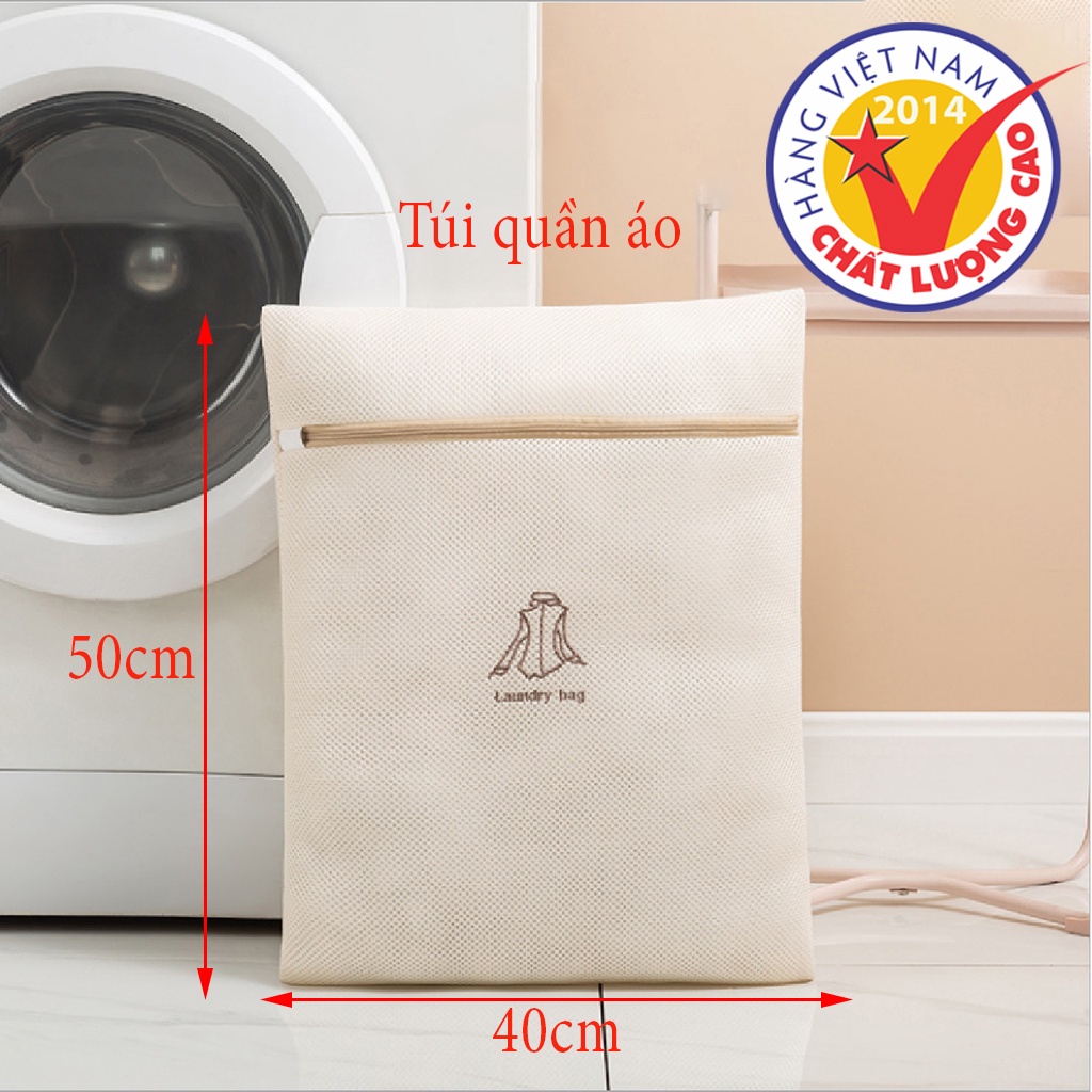 Túi giặt đồ máy giặt cao cấp 2 lớp dày dặn - túi lưới giặt quần áo,áo ngực,quần lót,có khóa kéo chắc chắn (Hàng Cao Cấp)