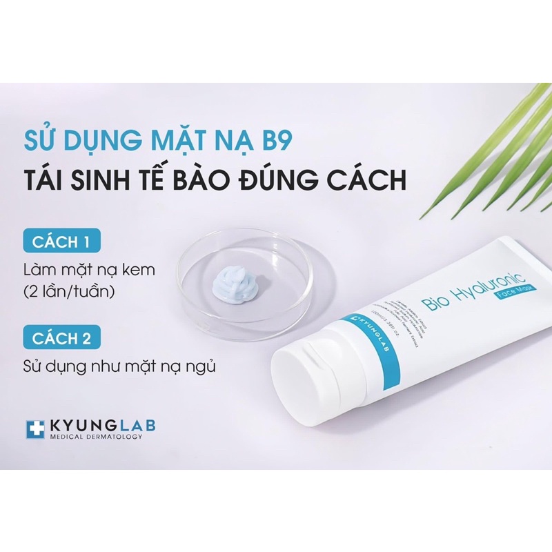 Mặt nạ B9 Kyung Lab Bio Hyaluronic Face Mask phục hồi da 100ml