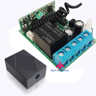 Mạch công tắc điều khiển từ xa 1 cổng học lệnh RF 4 chế độ 12VDC