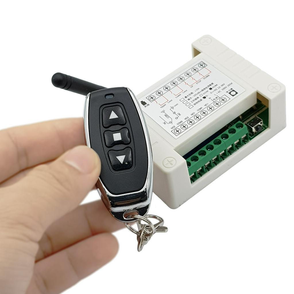 Mạch đảo chiều động cơ từ xa, bật tắt 2 thiết bị 10A AC DC