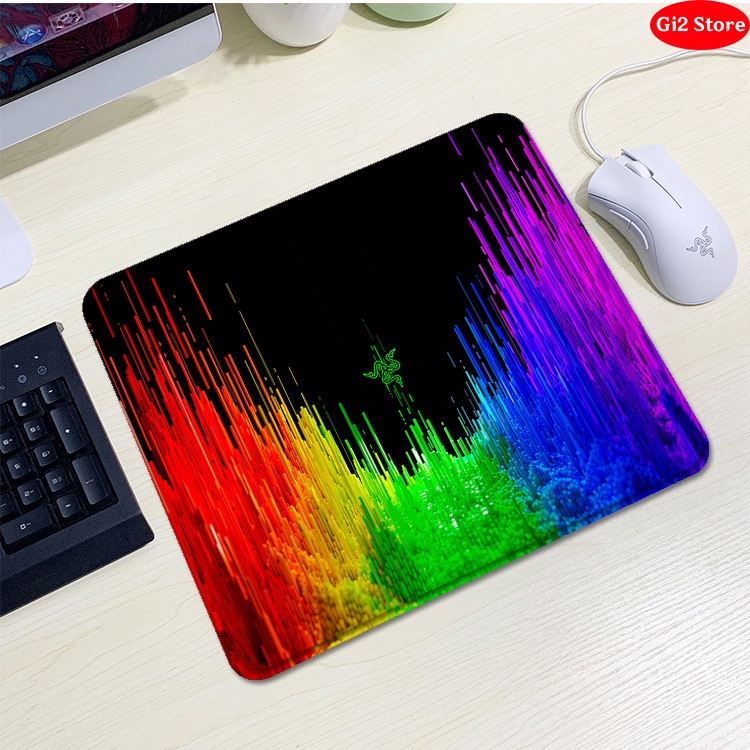 Lót Chuột Gaming Razer Cỡ Nhỏ 21x26 May Bo Viền Chắc Chắn Cực Chất (Nhiều mẫu mới)