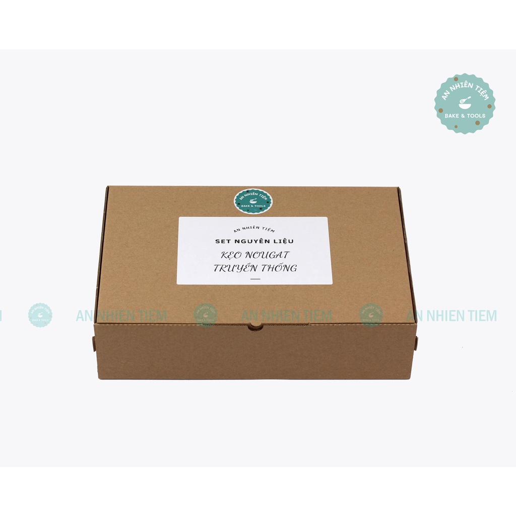 Set nguyên liệu kẹo nougat truyền thống