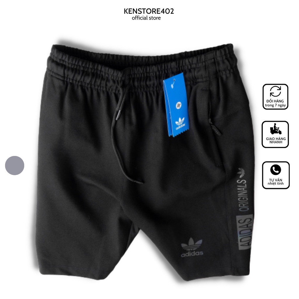 Quần short thể thao nam, quần đùi tập gym chất thun BC cao cấp co dãn thoải mái vải mềm mịn thoáng mát - Q70