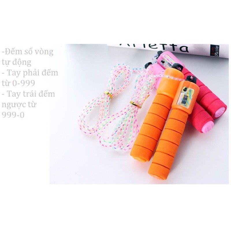 [Giá Rẻ] Dây tập nhảy tự động đếm, dây PVC bền bỉ, độ dài tùy chỉnh phù hợp cho trẻ em và người lớn - dụng cụ thể dục
