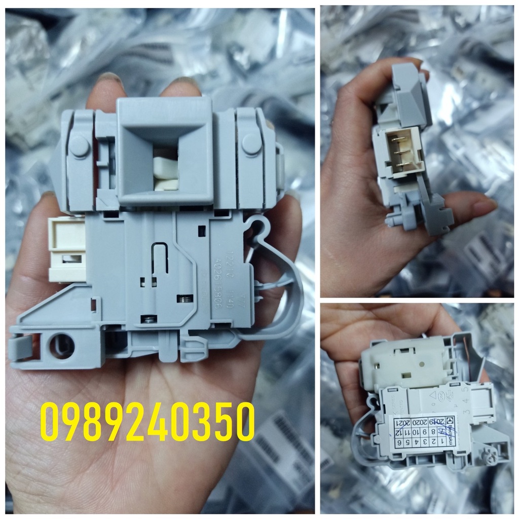 Công tắc khóa cửa máy giặt Electrolux EWF 10843 chính hãng