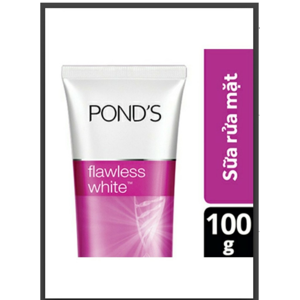 Sữa rửa mặt sáng da giúp sạch khuẩn Pond's flawless white 100g