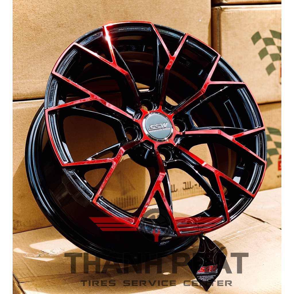 Mâm độ SSW thái lan S389 15 inch dành cho các dòng xe Toyota Vios, Honda City, Hyundai Accent,...