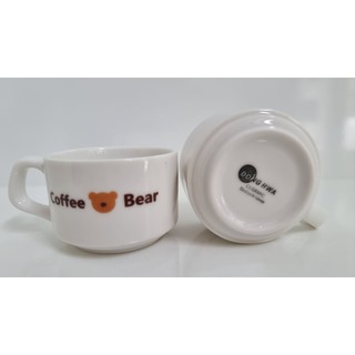 Ly Cốc Sứ Cao Cấp Uống Trà Cà Phê Coffee Bear