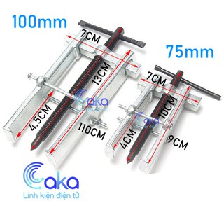 Vam Cảo 2 Càng Đa Năng Tháo Vòng Bi Bánh Răng 75mm 100mm 150mm 200mm chuyên dụng