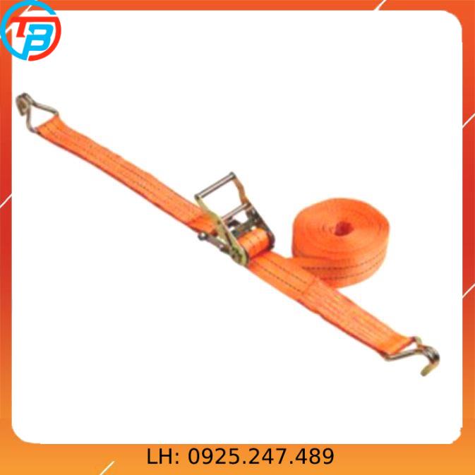 Dây cảo chằng hàng tăng đơ bản 35mm, Có Móc J, dài 1m-8m, tải trọng 2 tấn, chất liệu 100% Polyeter cường lực siêu bền