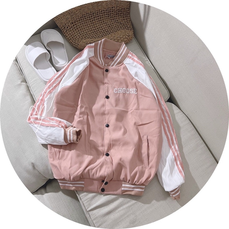 Áo KHOÁC BOMBER CHỮ choose
