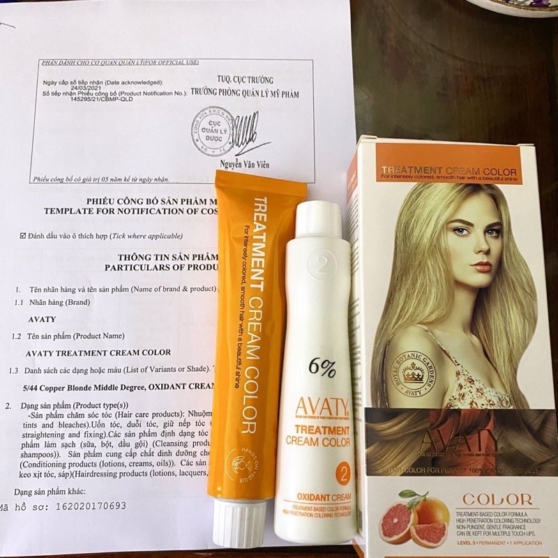 COMBO NHUỘM Nâu Sữa