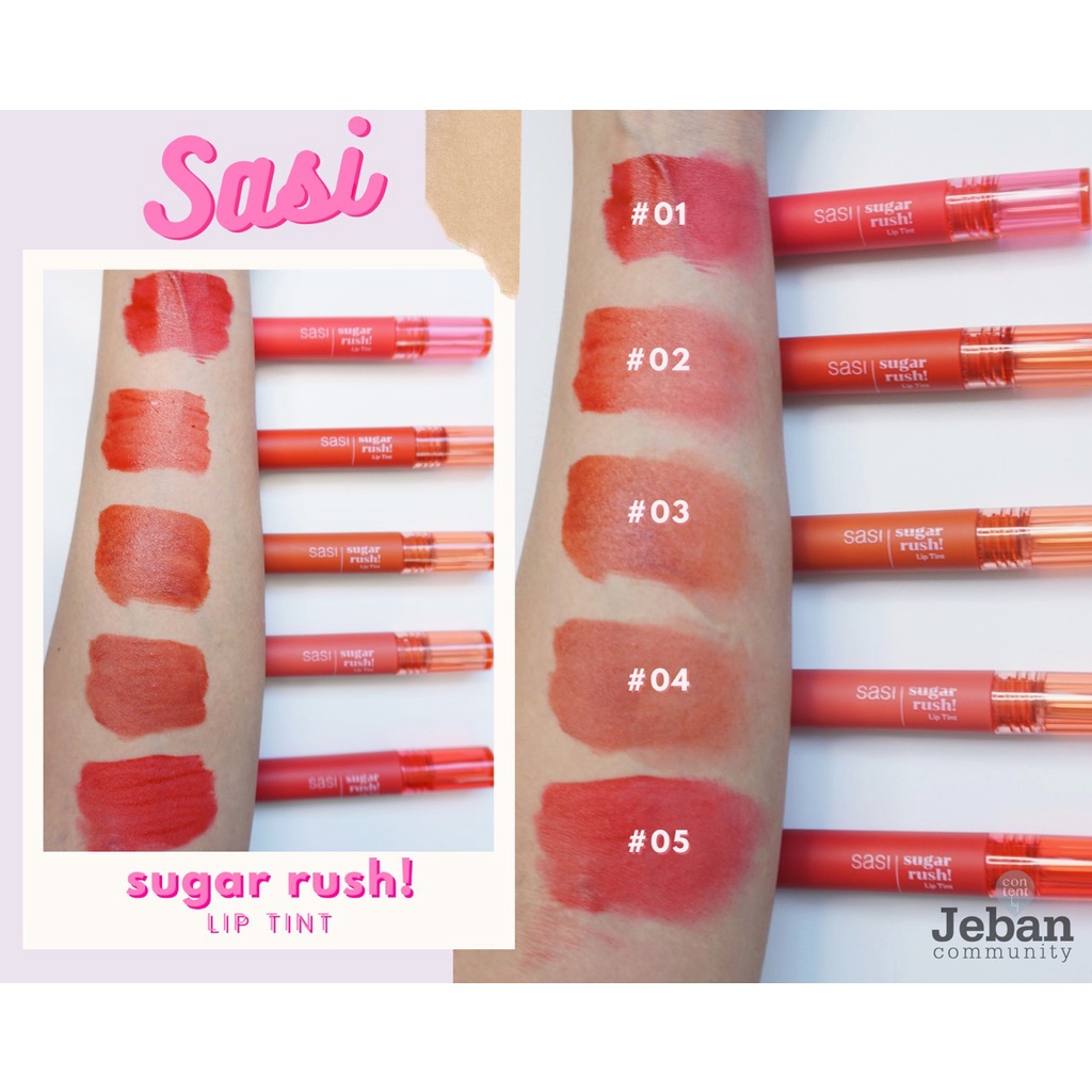 Son Kem SaSi SUGAR RUSH LIP Tint Siêu Chất Lượng Màu Đẹp | BigBuy360 - bigbuy360.vn