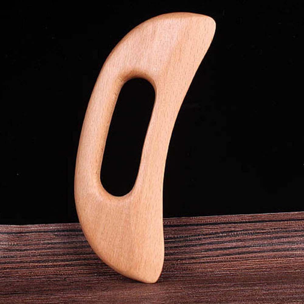 Dụng Cụ Mát Xa Gua Sha Bằng Gỗ Giúp Giảm Nếp Nhăn Và Nâng Cơ Thể