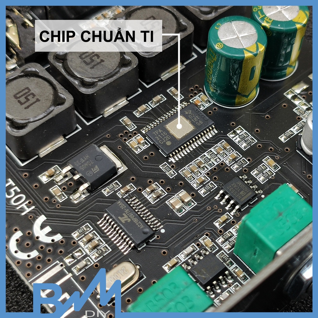Mạch khuếch đại âm thanh bluetooth 5.0 XY-T50H TPA3116D2 2x50W
