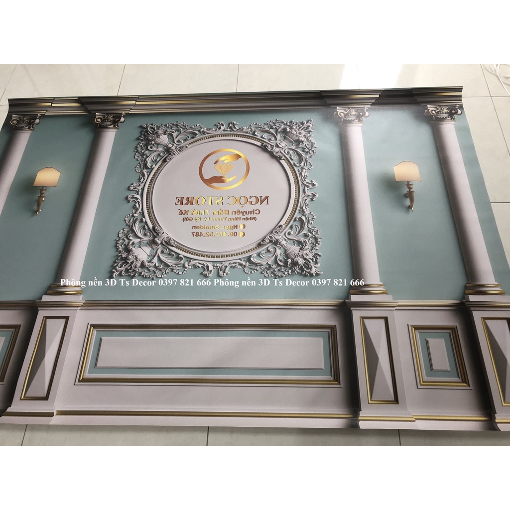 Phông Nền Livestream Chụp Ảnh Đẹp Nhất Sang Trọng Nhất 3D 5D