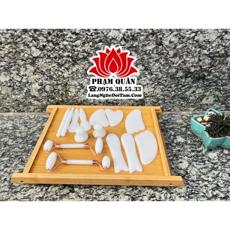 Bộ ngọc thật massage 14 món( hàng đẹp)