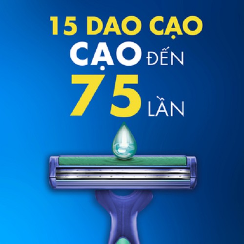 Hộp Dao Cạo Gillette Blue 3/2 Flexi Dùng 1 Lần