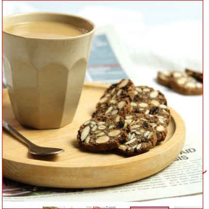 Bánh ăn kiêng Biscotti hũ 250gr nguyên cám hỗ trợ giảm cân cho người tiểu đường, keto, das, e