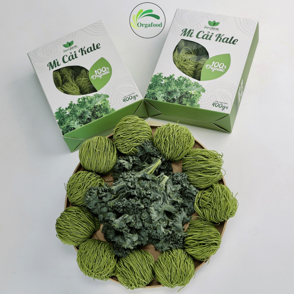 Mì cải Kale Surifarm, mì cải xoăn 100% hữu cơ Eat clean ăn kiêng | BigBuy360 - bigbuy360.vn