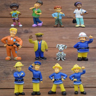 Bộ 12 Búp Bê Hoạt Hình Fireman Sam