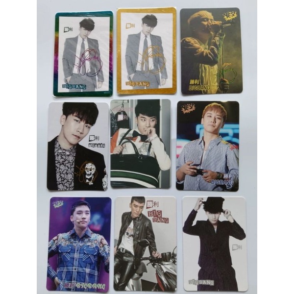 BIGBANG - BỘ SƯU TẬP CARD OFFICAL