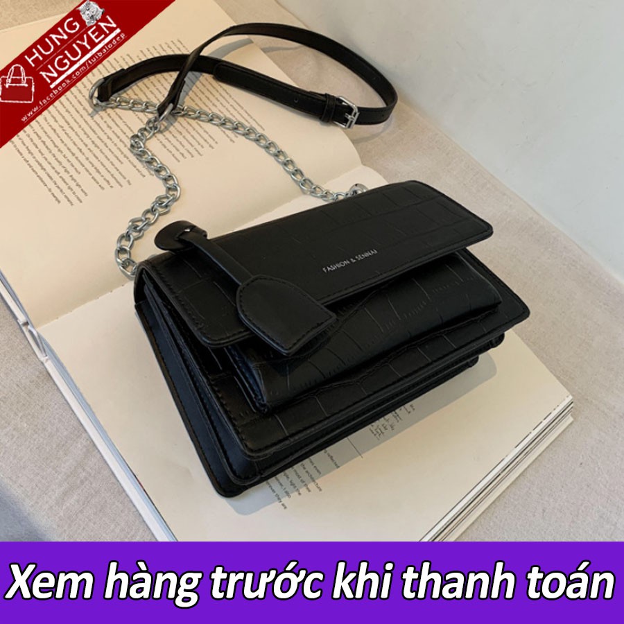 (Kèm SP thật) Túi xách nữ style cổ điển sang trọng -HNT00085