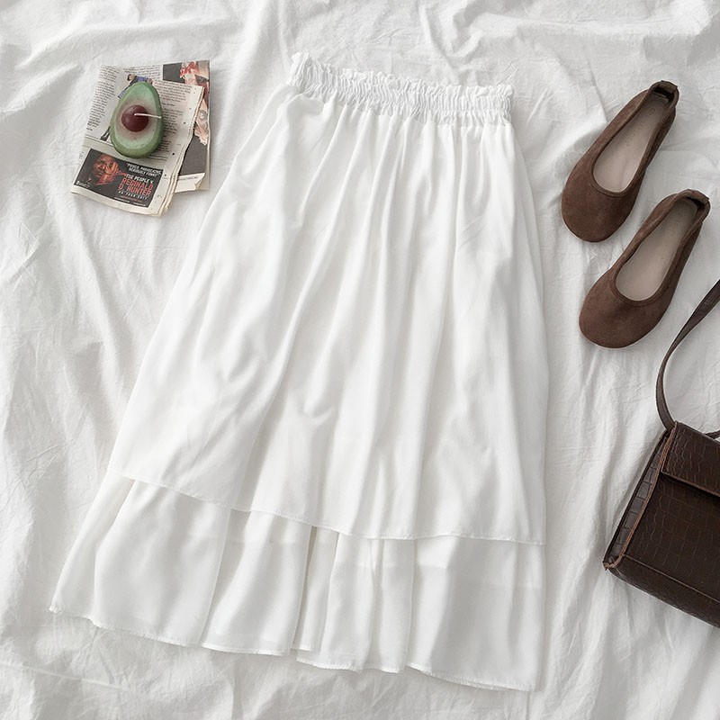 (Có Sẵn) Chân váy xòe dài - xếp ly 3 tầng style Hàn Quốc (video tự quay) | BigBuy360 - bigbuy360.vn