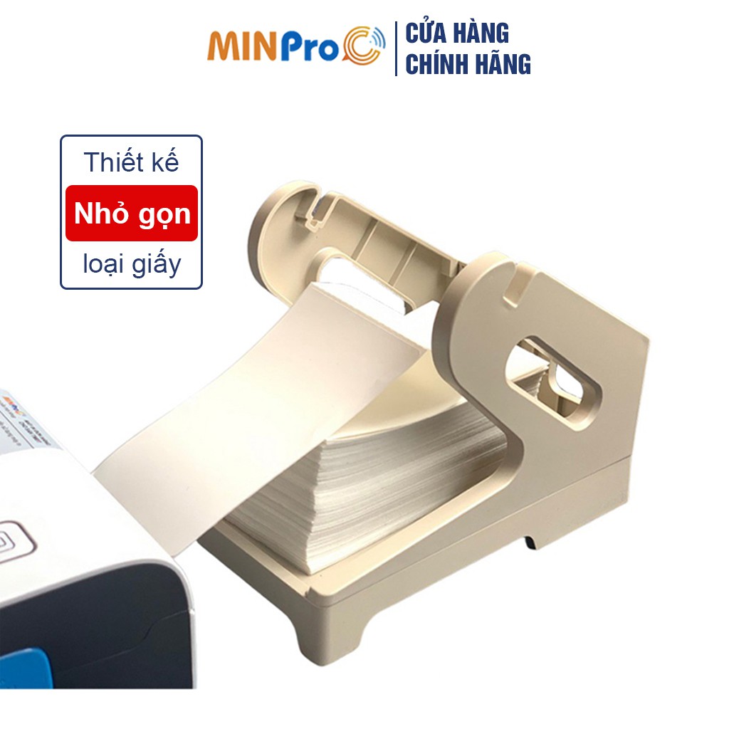 Khay đựng giấy in nhiệt MINPRO dùng cho giấy in dạng tệp, cuộn khổ A6, A7 và giấy in W300