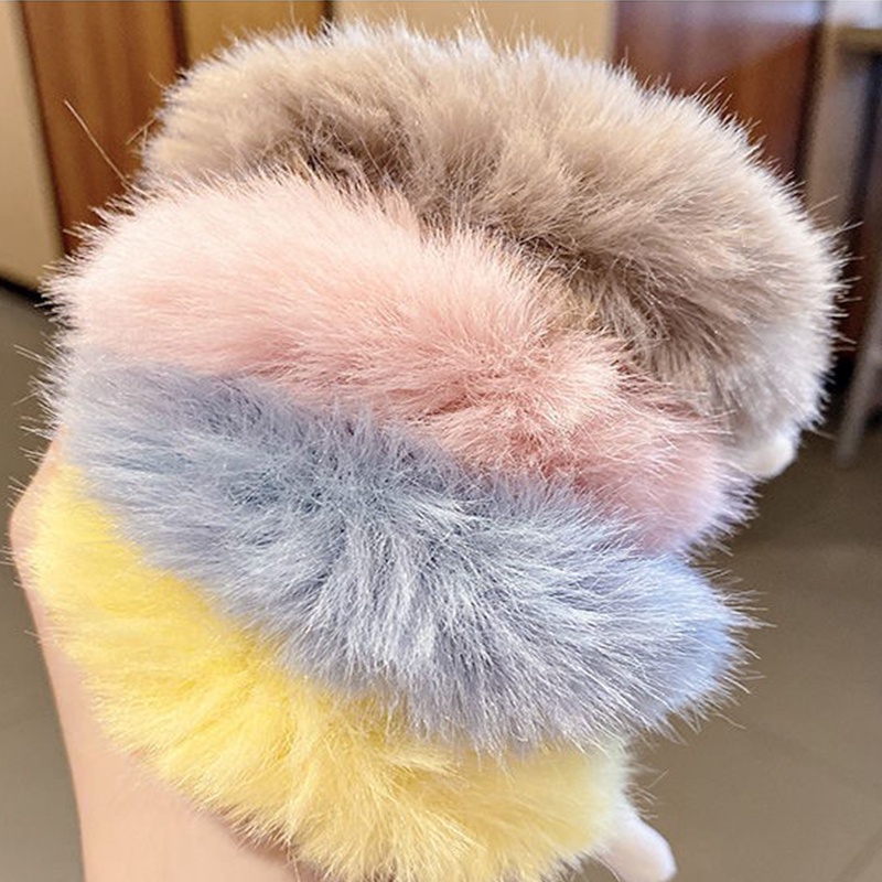 Dây cột tóc trang trí tai thỏ xinh xắn phong cách Hàn Quốc