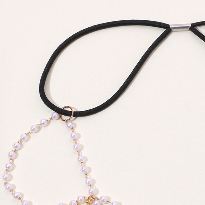 Youyo Chân Tua Rua Chuỗi Hạt Ngọc Trai Thanh Lịch Lủng Lẳng Phối Với