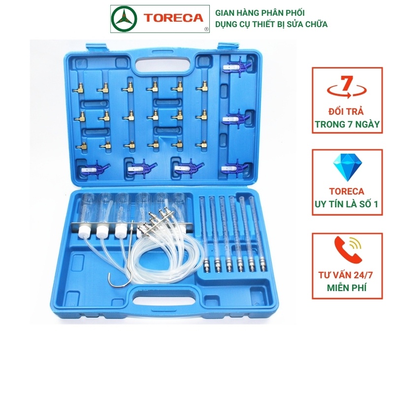 Bộ đo lượng dầu hồi kim phun, kiểm tra chất lượng kim phun TORECA