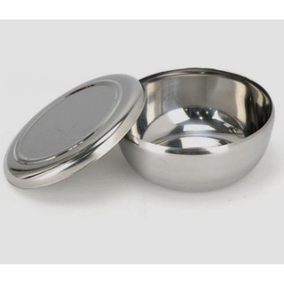 Bát Inox, bát ăn cơm inox 1 Lớp Hàn Quốc