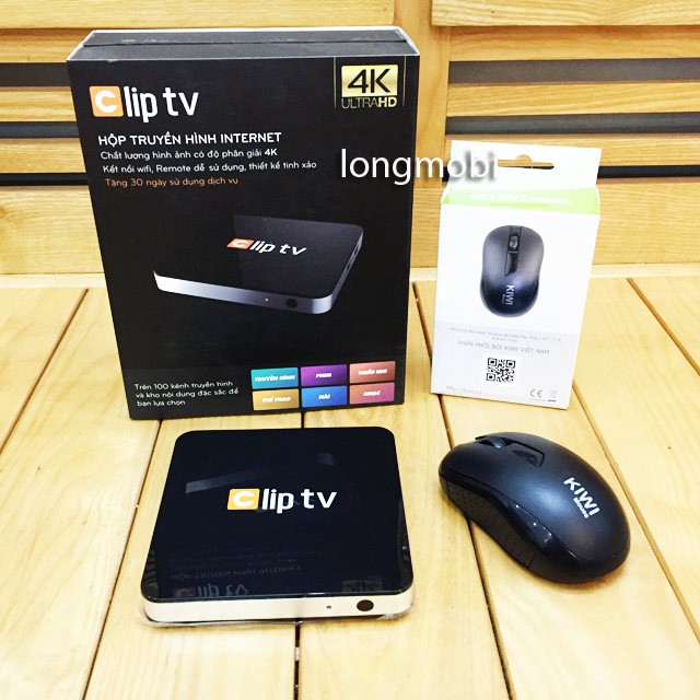 Clip tv box F1W - tặng chuột không dây 180k