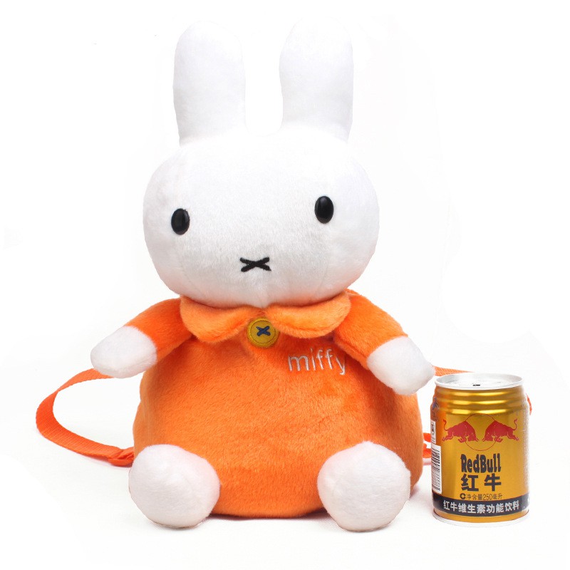 Ba Lô Đeo Vai Cỡ Nhỏ Kiểu Hoạt Hình Thỏ Miffy Nhồi Bông Dễ Thương Cho Bé Gái