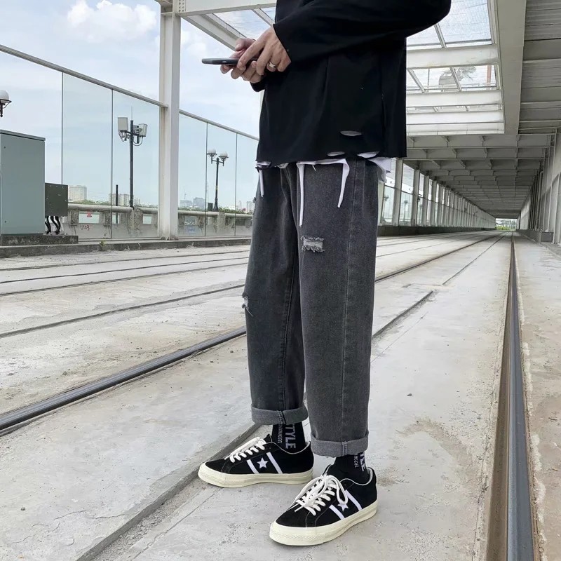 Quần Jeans Dài Ống Đứng Thời Trang Cho Nam S-3Xl | BigBuy360 - bigbuy360.vn