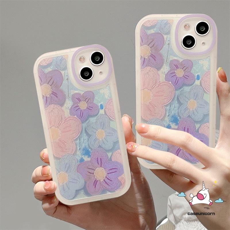 Ốp Điện Thoại TPU Mềm Họa Tiết Hoa Cổ Điển Cho iPhone 8plus 11 13 12 14 Pro MAX XR X XS MAX 6 6S 7 8 Plus SE 2020