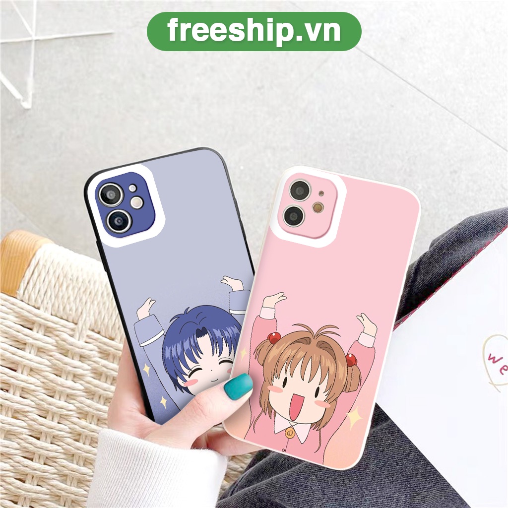 Ốp lưng iphone cặp đôi hoạt hình cuople cute nấm lùn đáng yêu ốp iphone13/12/11pro/Promax/x/xs/xr/xsmax/6/7/8plus BVC