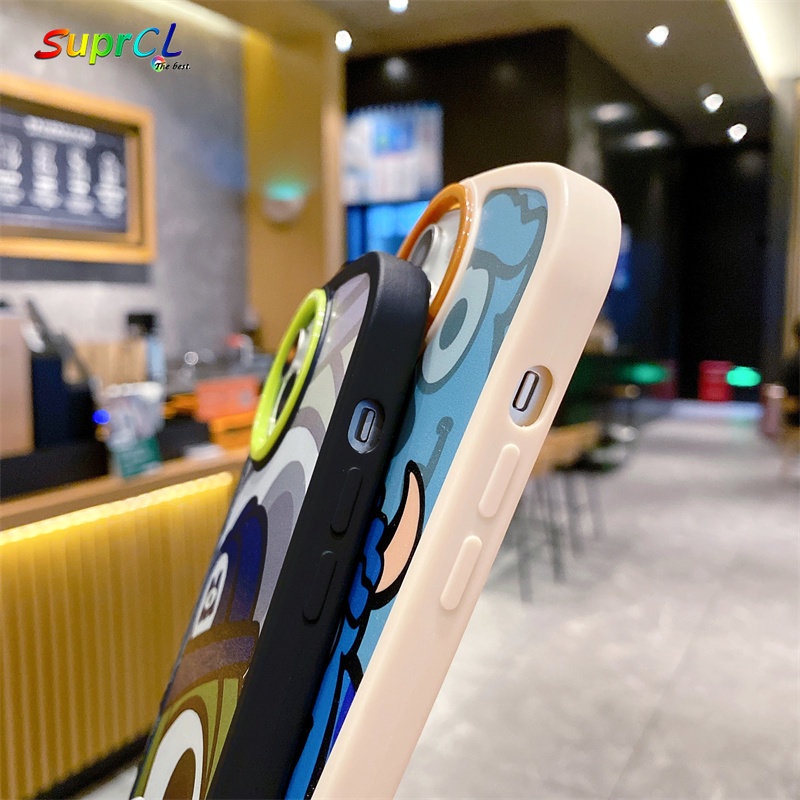Ốp Điện Thoại silicone Mềm Chống Sốc In Hình Quái Vật Hoạt Hình Cho iphone 11 12 13 Pro X Xs Xr Max 7 plus