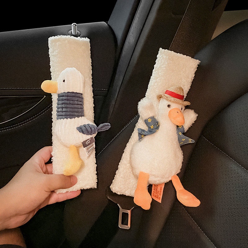 1 Cặp Vỏ Bọc Dây Đai An Toàn Xe Hơi Họa Tiết Hoạt Hình Dễ Thương