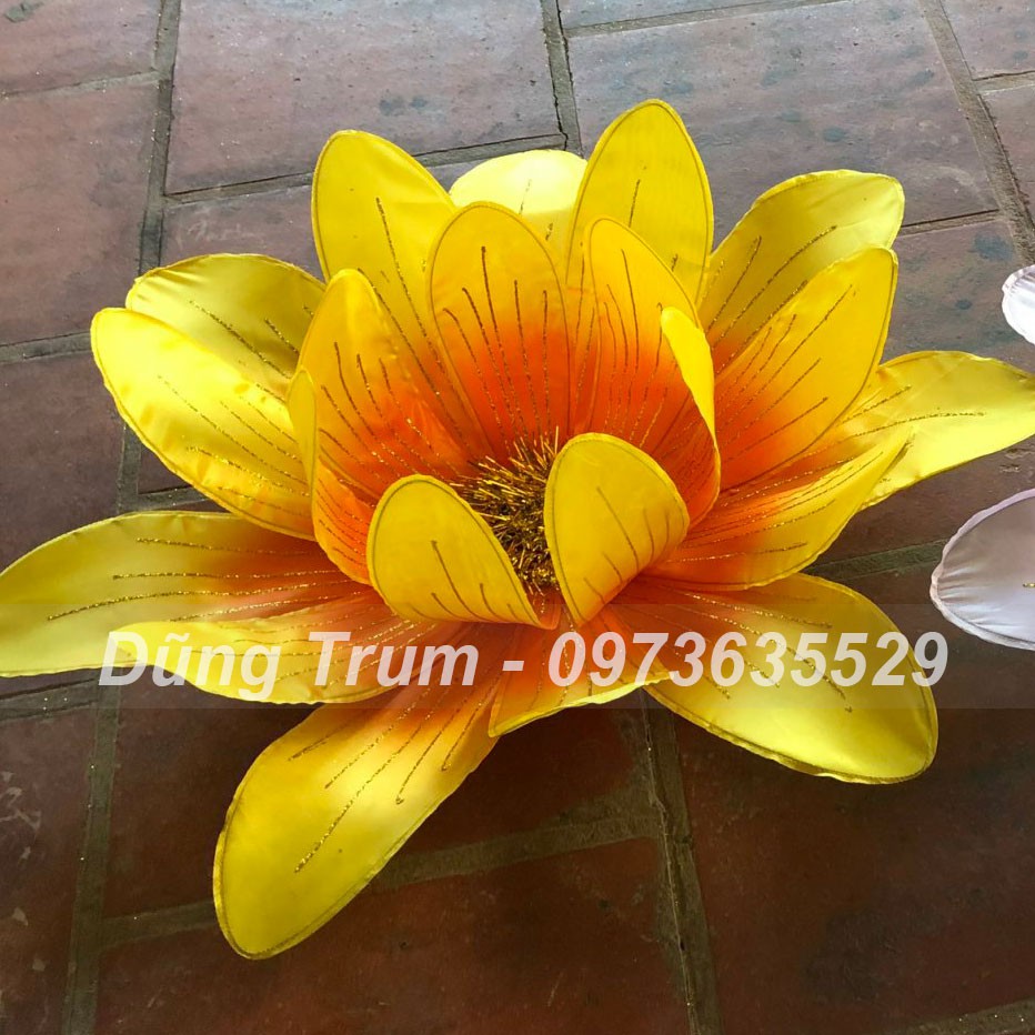 Hoa múa văn nghệ 21 cánh phối màu siêu đẹp, nan sắt đàn hồi cực bền