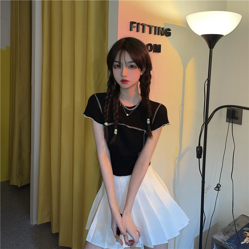 Áo Thun Lửng Tay Ngắn Thời Trang Dành Cho Nữ | BigBuy360 - bigbuy360.vn